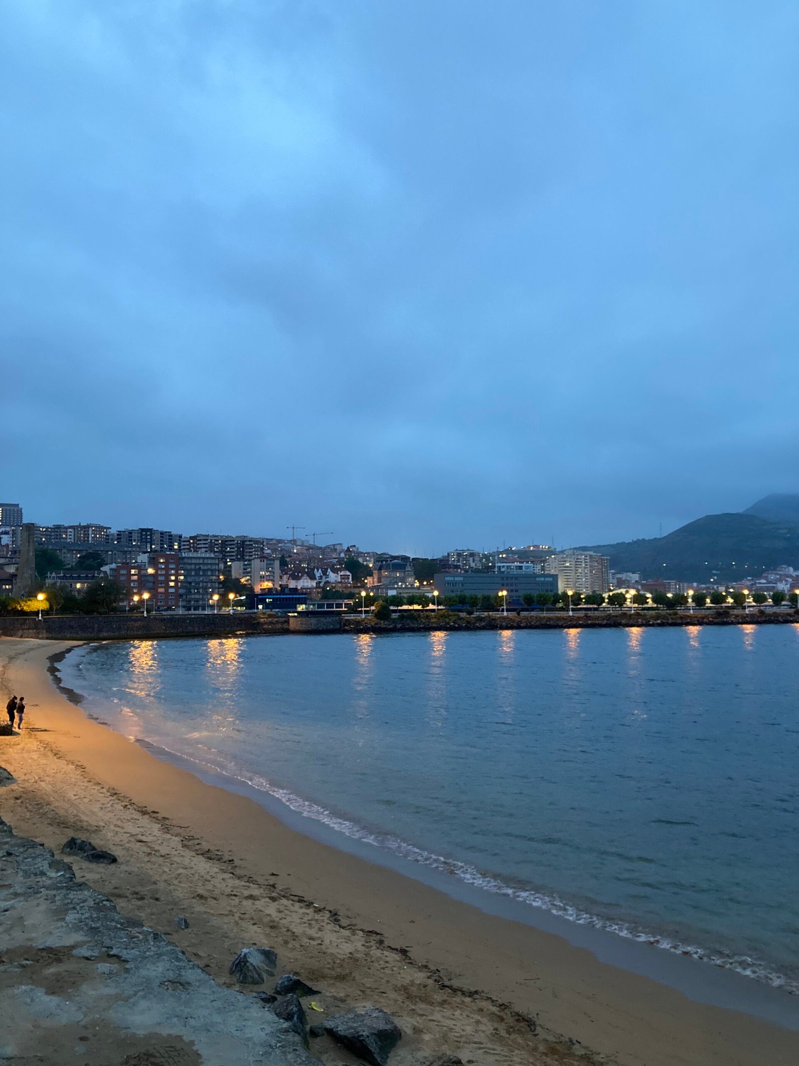 La plage de Las Arenas (Getxo), Bilbao.